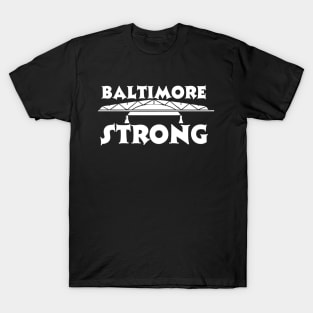 Baltimore Bridge Pray For Baltimore Strong T-Shirt